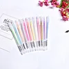 6 SETS 0.6mm Shimmer Gel Pen 12 Colors Set School Season Student Office Stationery Highlighter