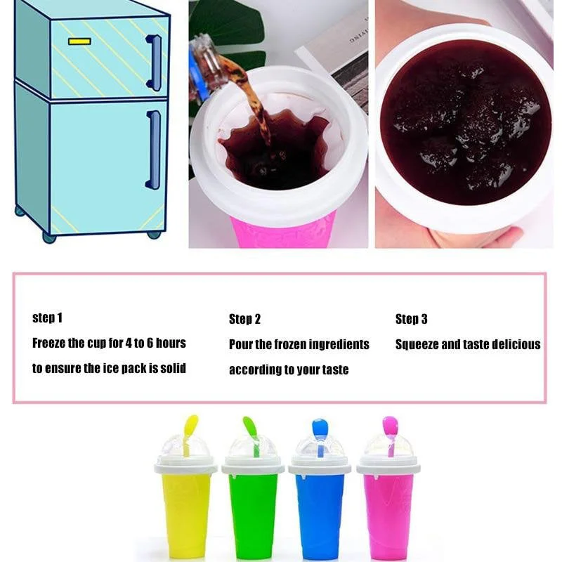 Slushy Cup-Instant Frozen Slushy Maker Cup Frozen Ice Cream