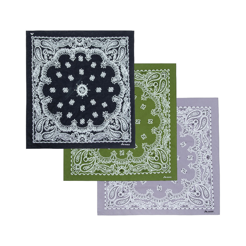 officialateezshop ATEEZ Collaboration T-Z Bandana Set