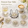 [Upgrade]6pcs/set DIY Diamond Painting Waterproof Case Classic Animal Pearl Art Coaster Gift Decor Set