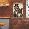 French Bulldogs - Vintage Metal Signs - 20*30cm/30*40cm