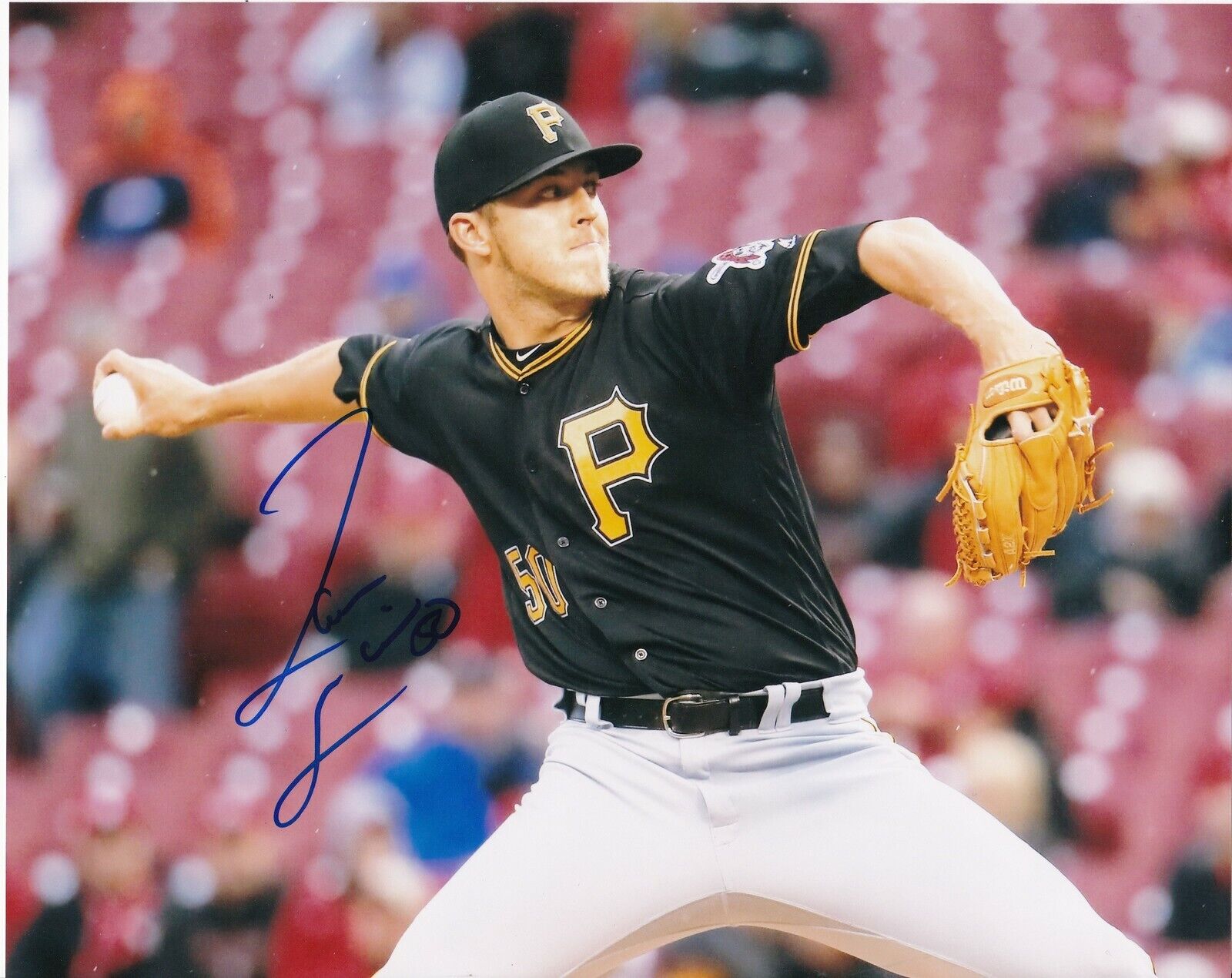 JAMESON TAILLON PITTSBURGH PIRATES ACTION SIGNED 8x10