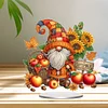 Diamond Painting Acrylic Single Sided September Gnome Ornaments Tabletop Home Office Decor