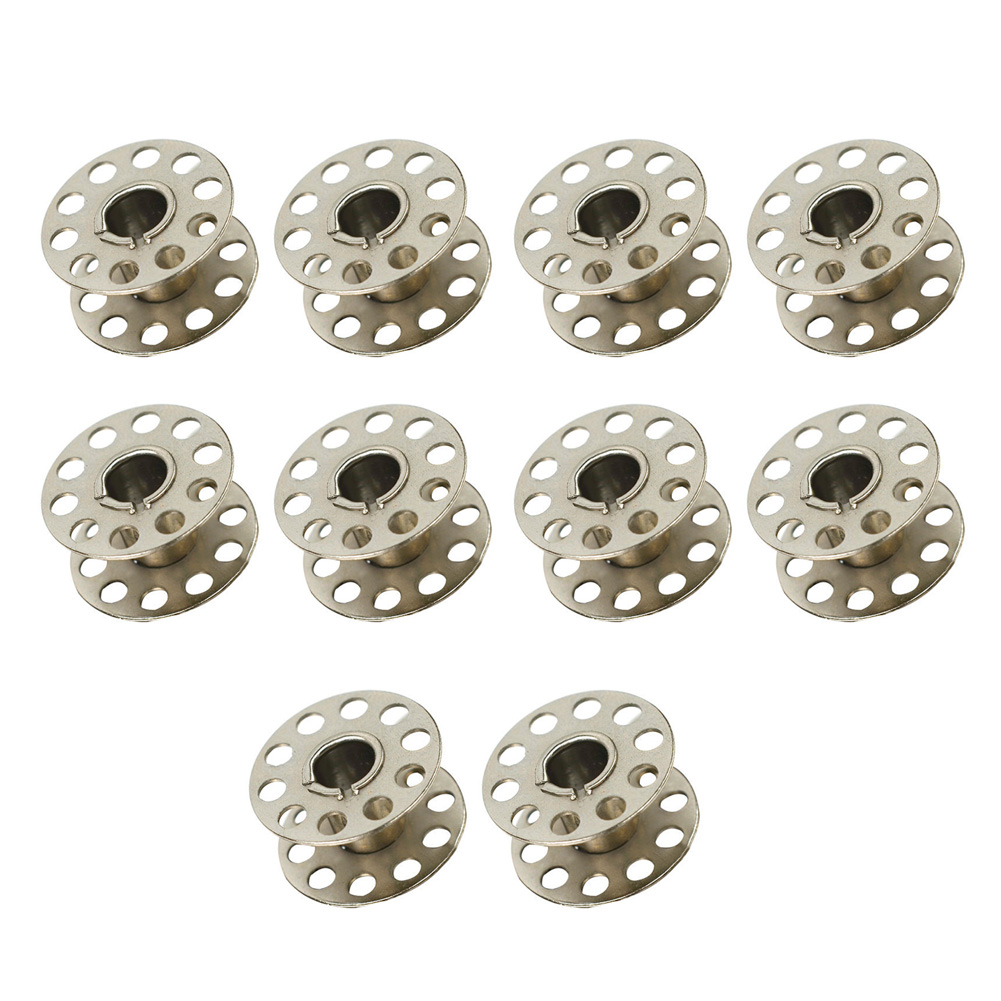 

10pcs Universal Shuttle Core Bobbins Home Sewing Machine Stitching Parts, 501 Original