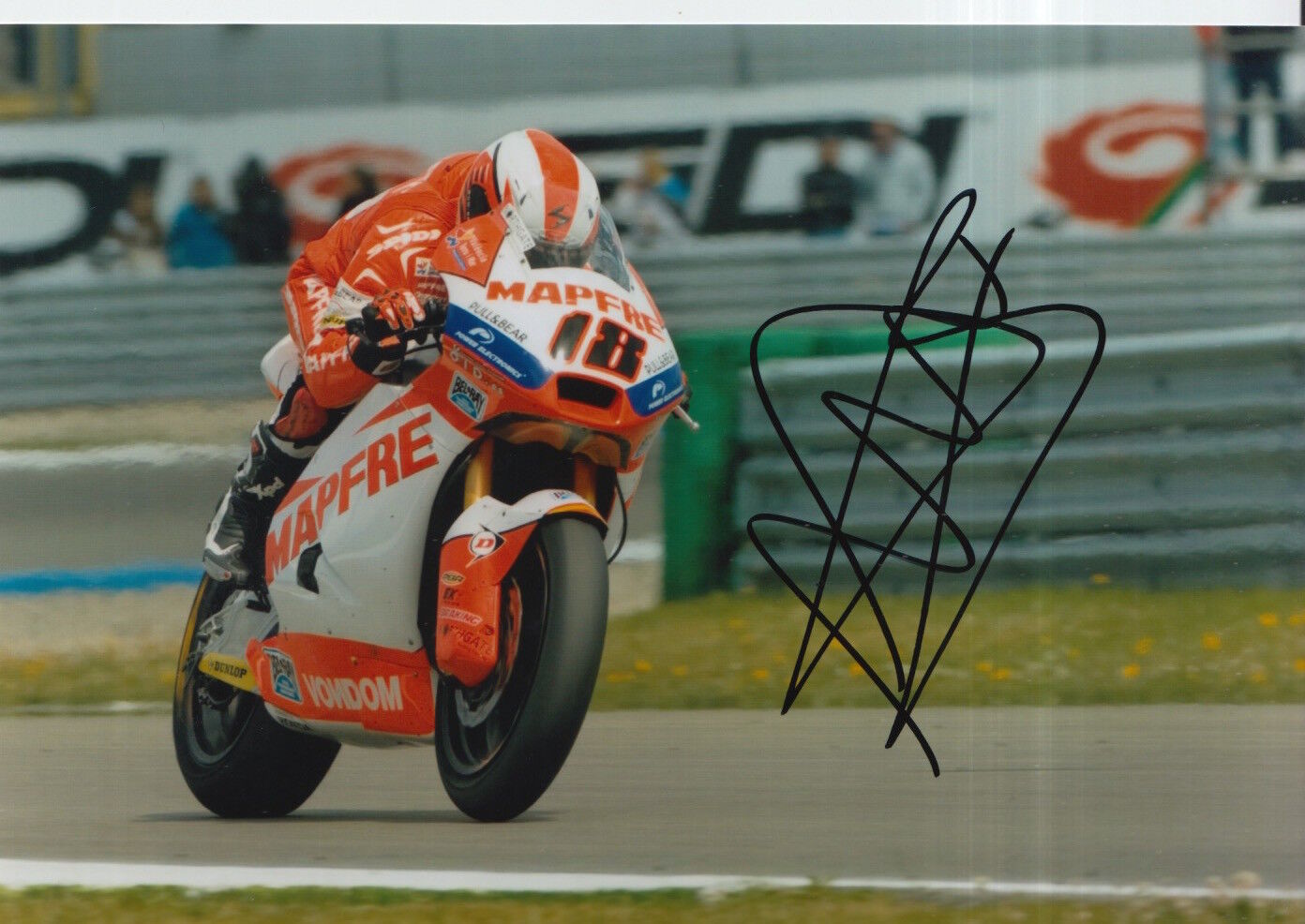 Nicolas Terol Hand Signed 7x5 Photo Poster painting Mapfre Aspar Suter Moto2 MotoGP 11.