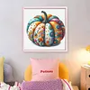 Flower Pumpkin-11CT Stamped Cross Stitch 45*45cm/17.72*17.72in