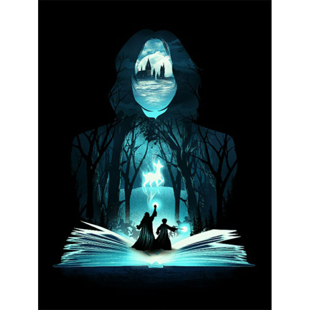 

Harry Potter Silhouette - Square Drill Diamond Painting - 40*50CM, 501 Original