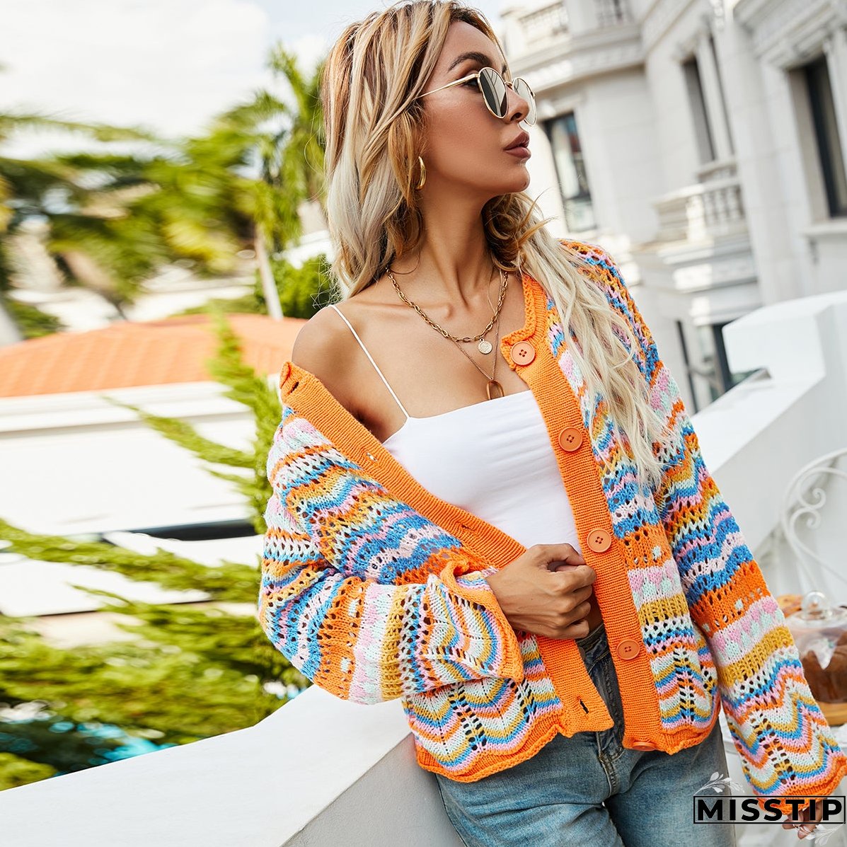 Knit Season Stripe Cardigan