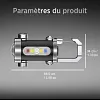 🔥Lampe torche portable rechargeable et lumineuse pour porte-cl&eacute;s🔥🔥