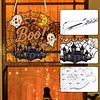 Boo Special Shaped Diamond Painting Kit Halloween Acrylic Pendant