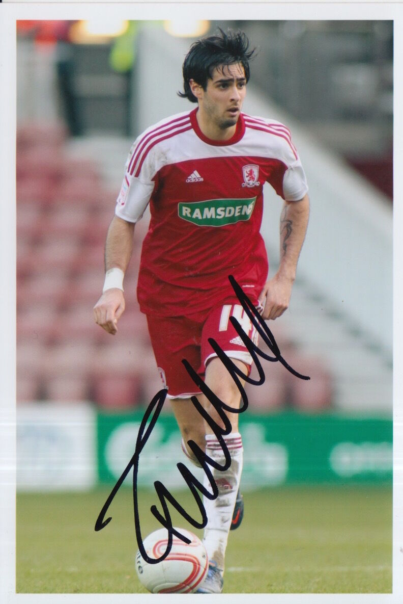 MIDDLESBROUGH HAND SIGNED RHYS WILLIAMS 6X4 Photo Poster painting 1.