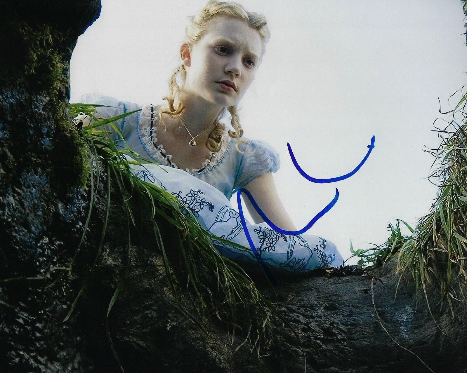 GFA Alice in Wonderland * MIA WASIKOWSKA * Signed Autograph 8x10 Photo Poster painting AD2 COA