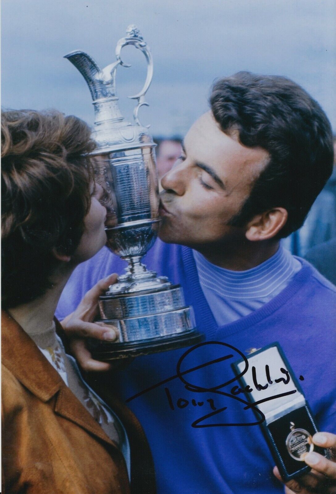 Tony Jacklin Hand Signed 12x8 Photo Poster painting - Golf Autograph The Open Winner 15.