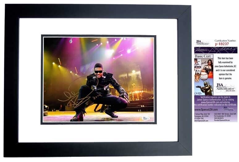 Usher Signed - Autographed 11x14 inch Photo Poster painting FRAMED - Usher Raymond - JSA COA