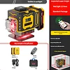 Infrared laser level, high precision, strong light, suitable for outdoor use, compact and multi-functional automatic leveling device