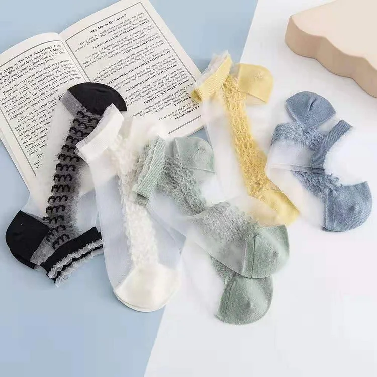 ( 10 Pairs ) Breathable Lace Socks