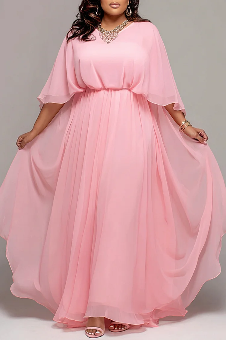 chinese dress ladies Women's Wedding Guest Semi Formal Dress Navy Blue Long Maxi Cocktail Wrap V  Neck Flutter Sleeve Dresses with Belt at Amazon Women's Clothing store