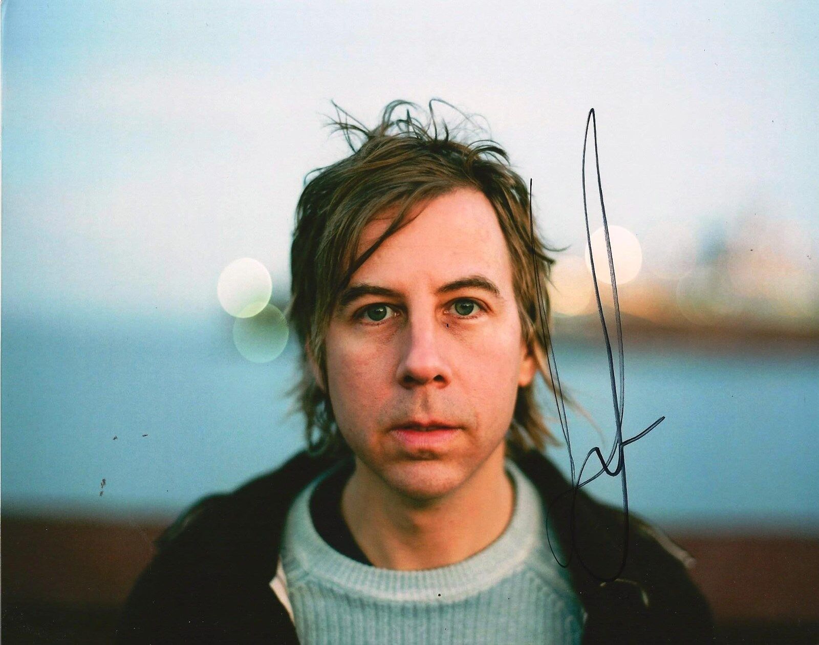 John Vanderslice Indie Singer REAL hand SIGNED 8x10 Promo Photo Poster painting #3 PROOF