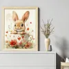 Rabbit Full Stamped Cross Stitch 11CT 3-Strand 40x50cm