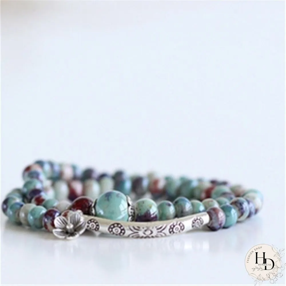 Fashion Jewelry Creative Handmade DIY Ceramic Multi-layer Fashion Accessories Handmade Bracelet