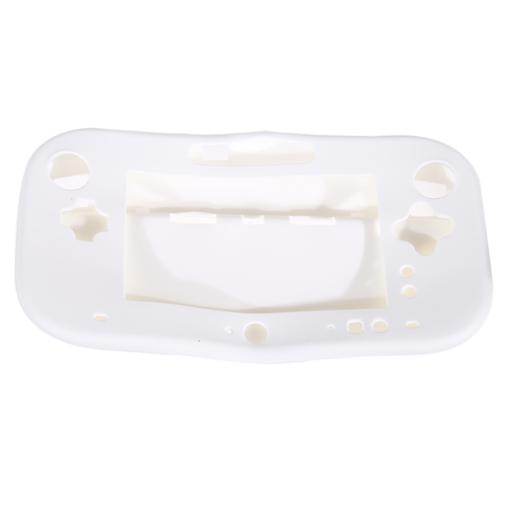 

Silicone Case Cover Skin Protector for Nintendo Wii U GamePad Controller99261, White, 501 Original