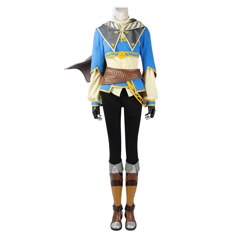 Princess Zelda Battle Dress Cosplay Costumes The Legend of Zelda Tears of the Kingdom Halloween Suit