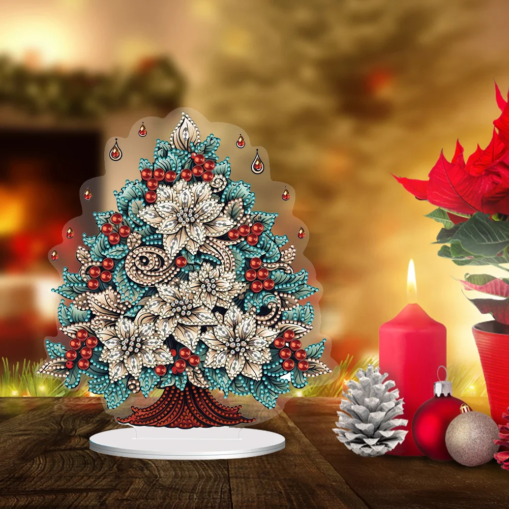 DIY Diamond Painting Decor Acrylic Desk Ornament Christmas Tree
