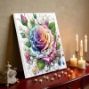 (Pre-Framed)Flower-Special Shape Diamond Painting Kit(25x25cm)