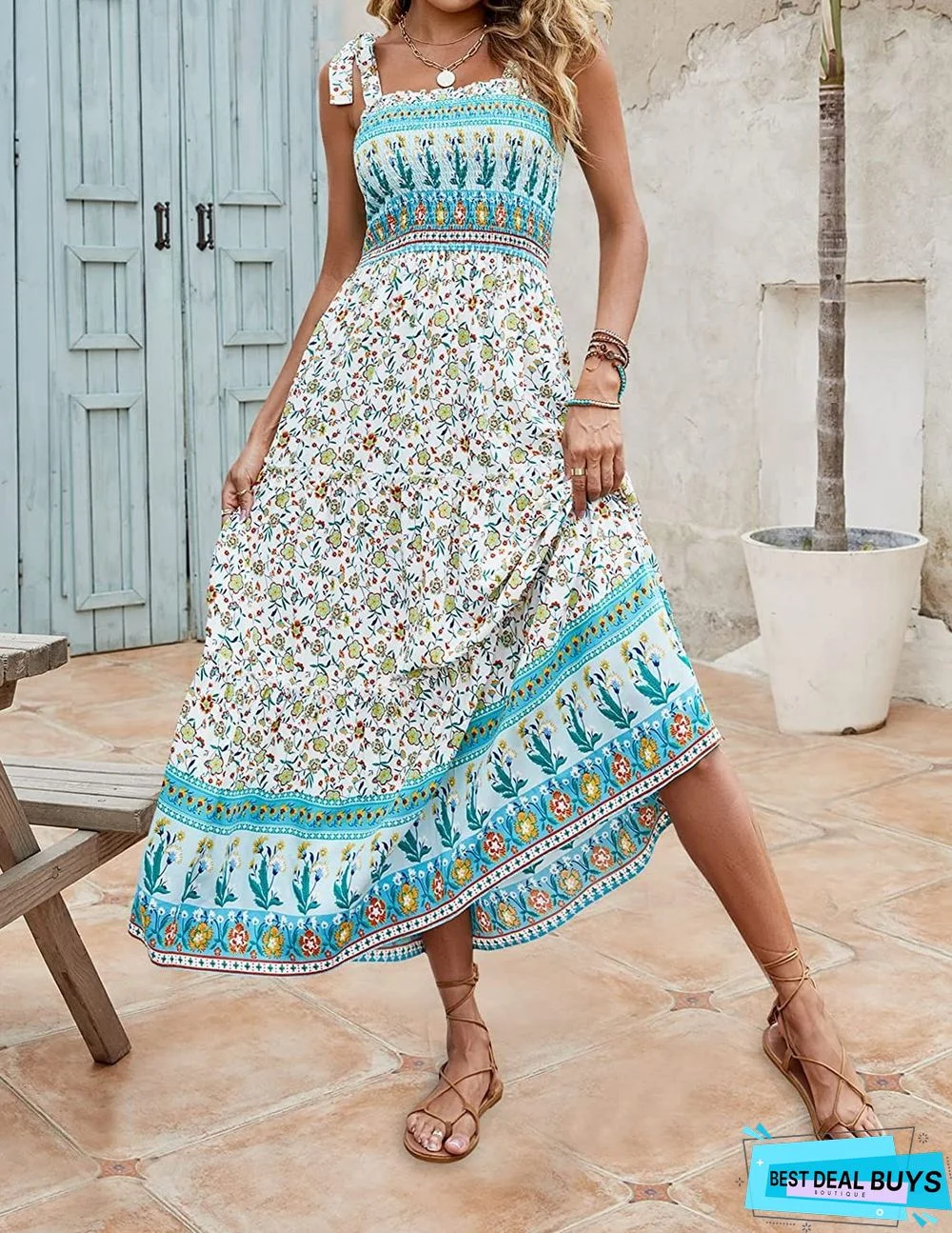 New Women's Dress Print Loose Casual Dresses