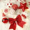 18PCS Christmas Tree Red White Decor Set