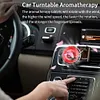Vintage Car Air Freshener Turntable Deodorant Car Perfume Clip Auto Accessories