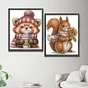 (2pcs) Four Seasons-14CT Stamped Cross Stitch 19*22cm(Bundle Sale)