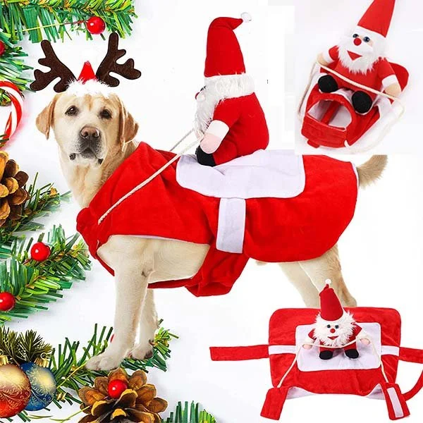 Christmas Dog Cosplay Clothes