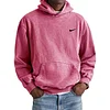 Men's Retro Washed Loose Pocket Hooded Sweatshirt