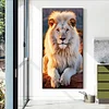 (40*70cm)Lion - Full Round Drill Diamond Painting
