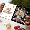 6Pcs f&ecirc;te d&rsquo;anniversaire-bricolage carte de voeux