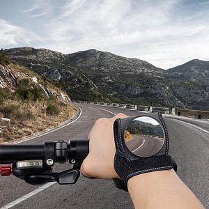 bicycle wrist rear view mirror