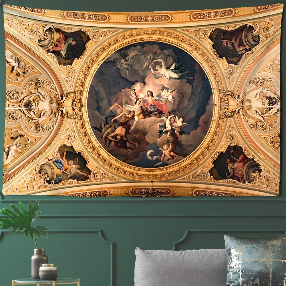 Nigikala Church Jesus Tapestry Home Decor Wall Art Mural Drop Wall Cloth Christ Wall Tapestries Church Decoration