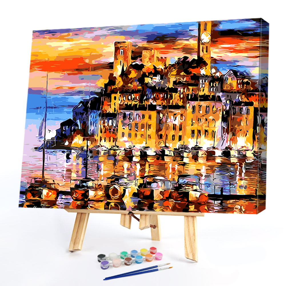 

40x50cm - Paint By Numbers Street View, 501 Original
