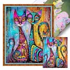 (Multi-Style) Abstract Cat Painting-11CT Stamped Cross Stitch 40*50cm/15.75*19.69in tapestrymarket