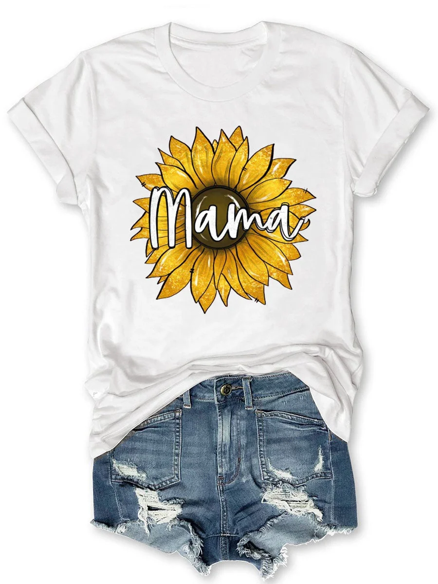 Mama Sunflower T-shirt