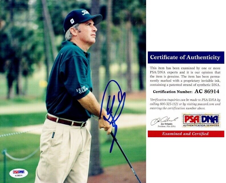 Curtis Strange Signed - Autographed Golf 8x10 inch Photo Poster painting - PSA/DNA COA