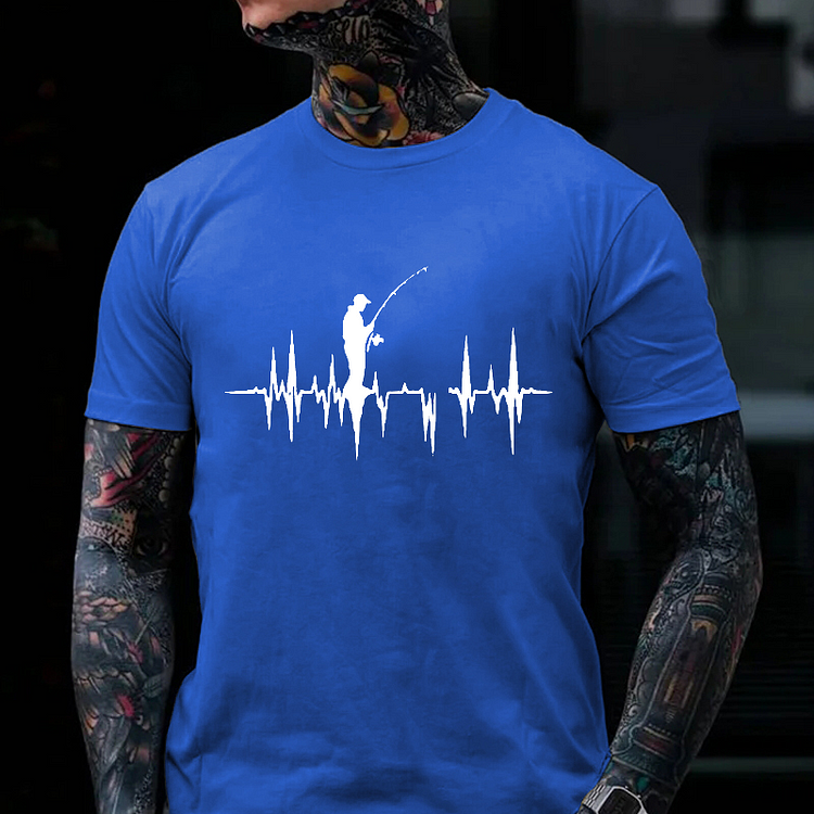 Fishing Man Funny Design T-shirt