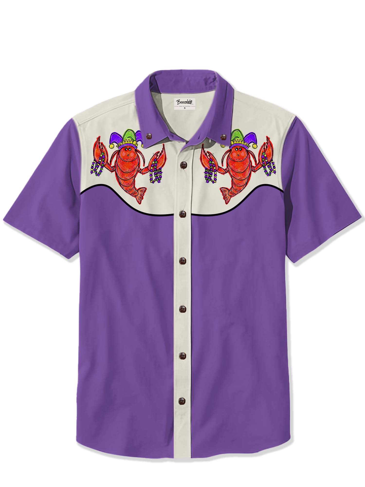 Mardi Gras Lobster - 100% Cotton Shirt