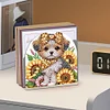 (US Only)Sunflower Puppy DIY Diamond Painting Napkin Holder Kit Gift for Friends Family