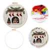 Christmas Fireplace-Embroidery Kit