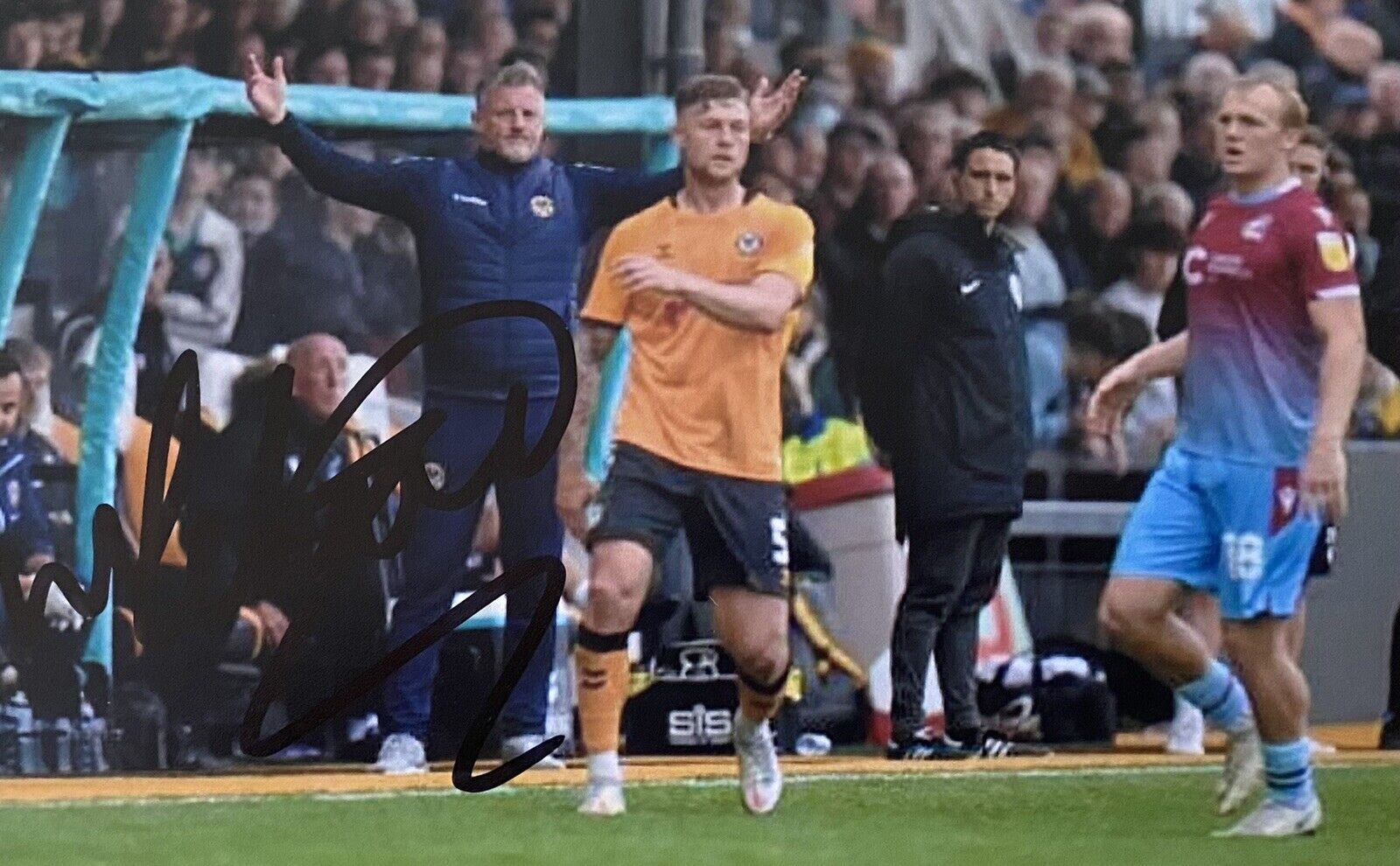 Wayne Hatswell Genuine Hand Signed Newport County 6X4 Photo Poster painting 2