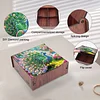 Diamond Painting Wooden Peacock 4 Slots Diamond Painting Storage Box for Adult Beginner