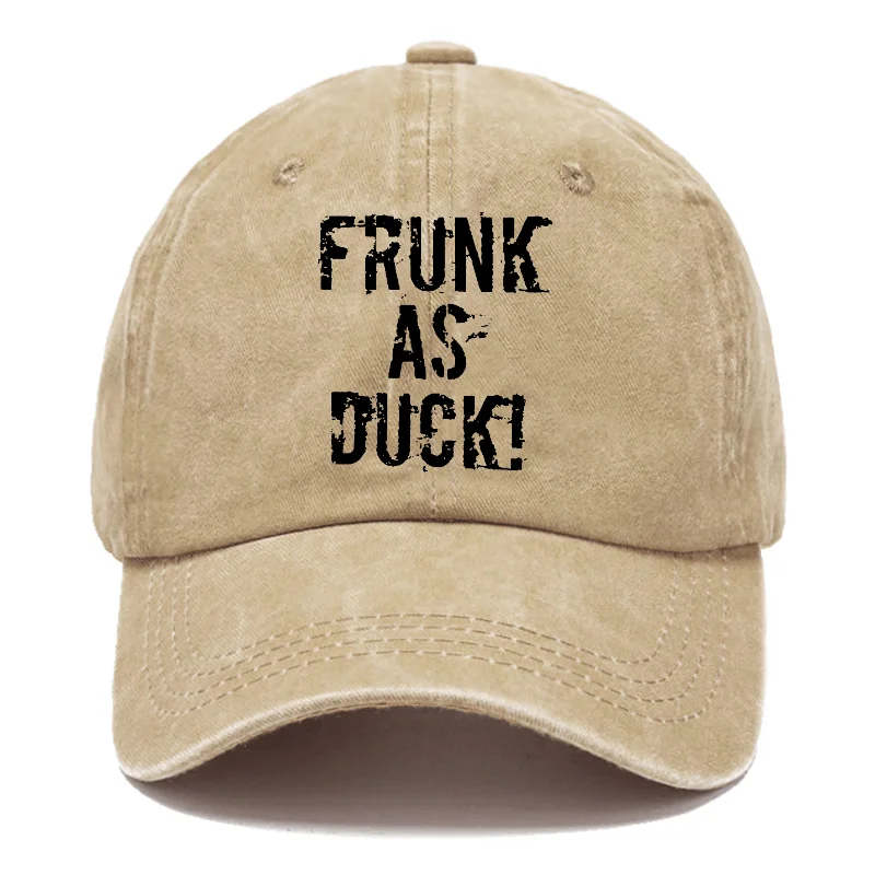 Frunk As Duck Funny Drunk Print Hats ctolen