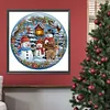 Diamond Painting-DIY Crystal Rhinestone Travelling Snowman